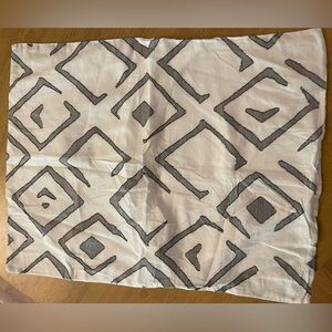 West Elm patterned pillowcase